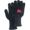 Extra Warm Black Knit Freezer Gloves